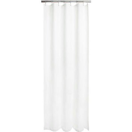 COMPONENT SOURCING INTERNATIONAL CSI Bathware 42in x 74in Assure Heavy-Duty Commercial Shower Curtain, White - CUR42x74NH